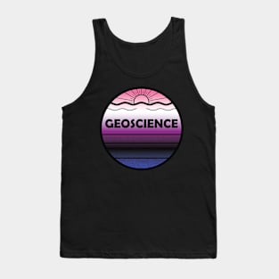 Genderfluid Pride Geoscience Cross Section Tank Top